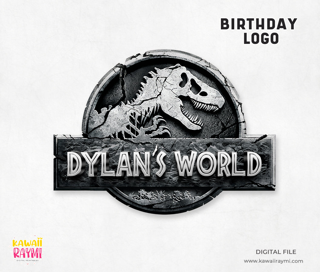 Logotipo del cumpleaños de Jurassic World