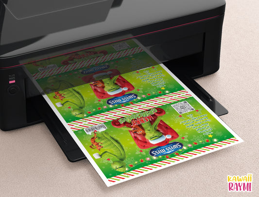 Grinchmas Hot Cocoa wrapper | Grinch Hot Chocolate wrapper christmas