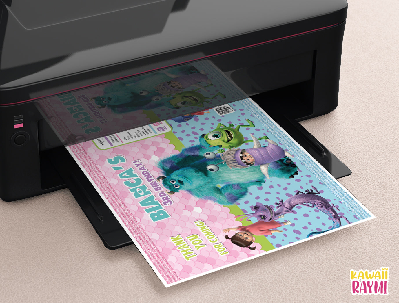 Monsters inc chipsbag custom digital file