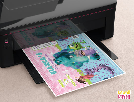 Monsters inc chipsbag custom digital file