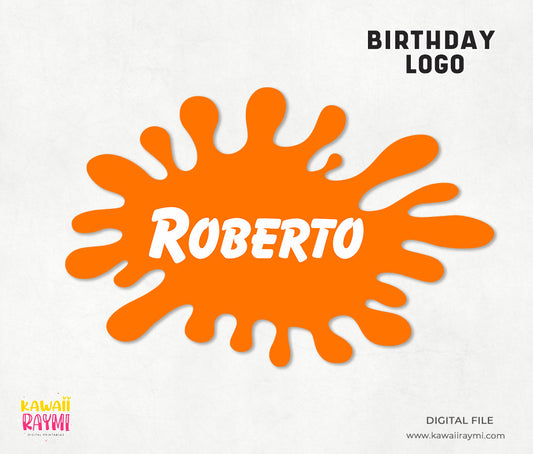 Nickelodeon custom logo, birthday logo