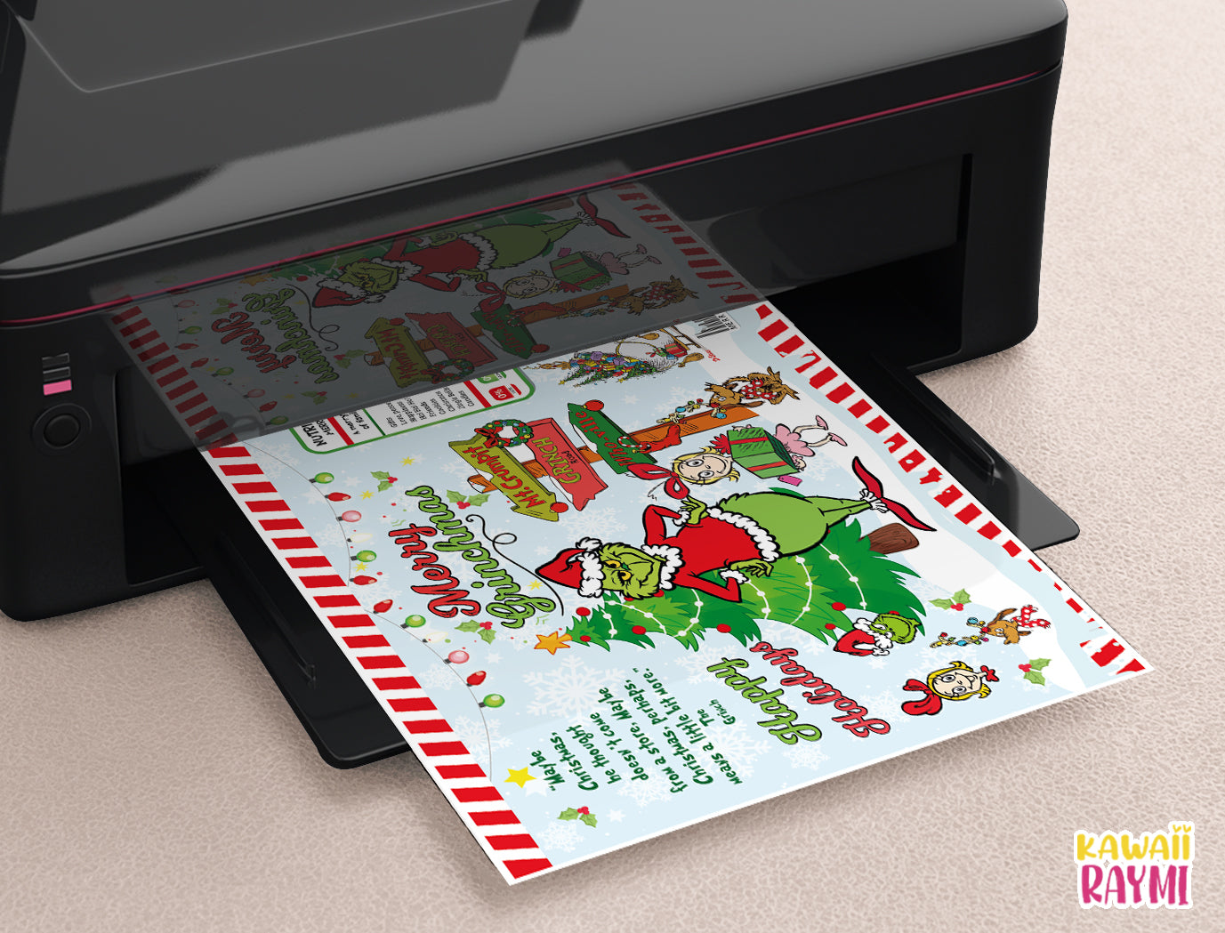 Fiesta de Grinchmas, bolsas de papas fritas de Grinchmas, bolsas de papas fritas alegres, bolsa de papas fritas de Grinch, descarga instantánea