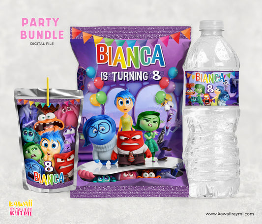 Inside Out 2 bundle Party favors - DIGITAL FILE
