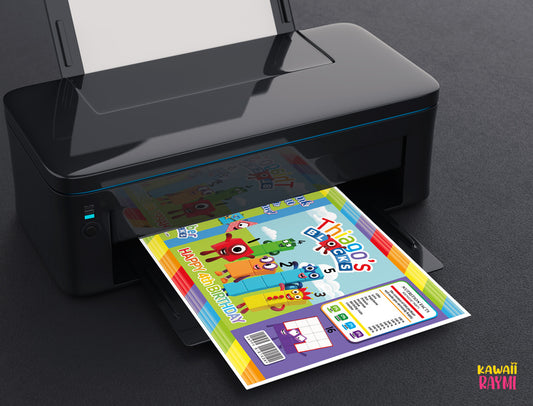 Numberblocks party bundle printable