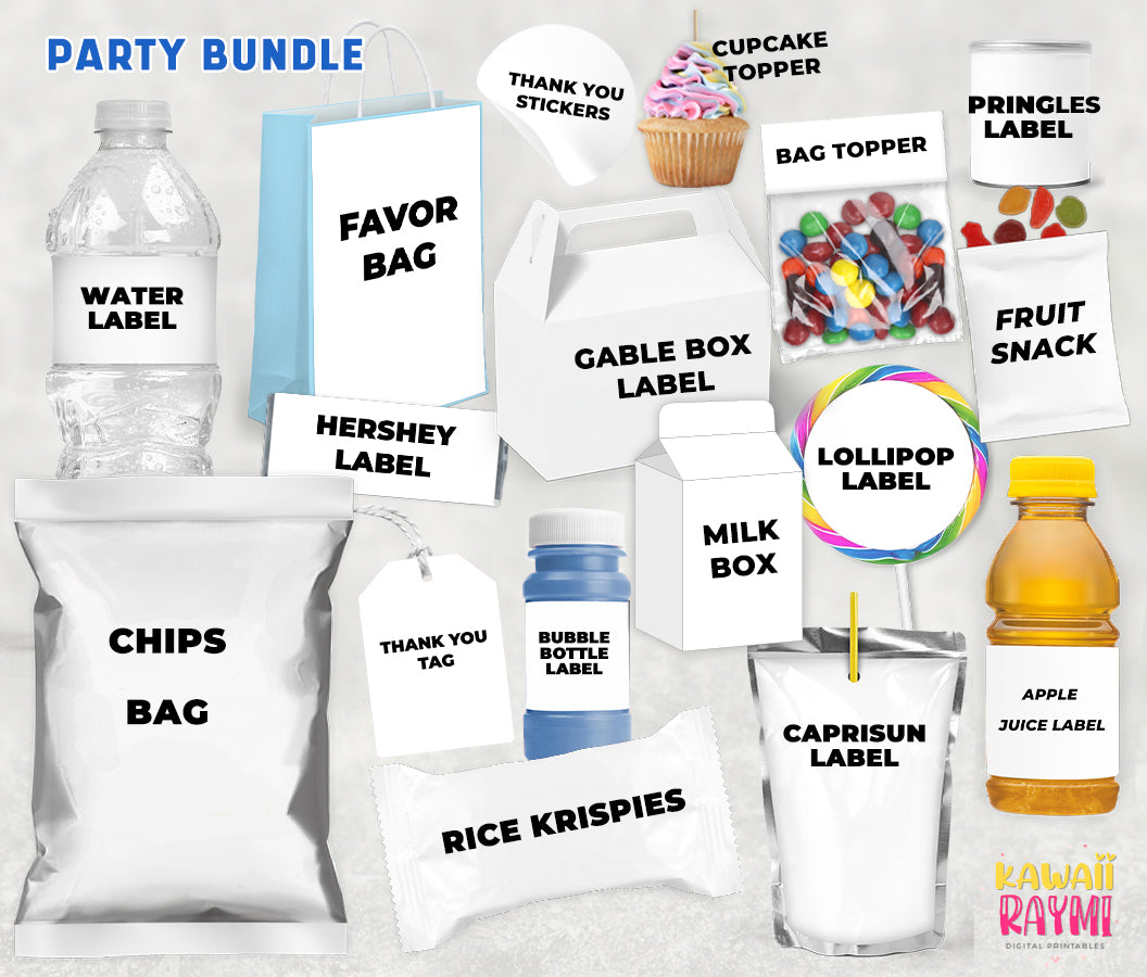 Party bundle custom design