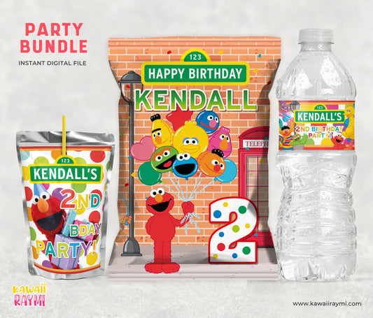 Sesame street elmo party bundle