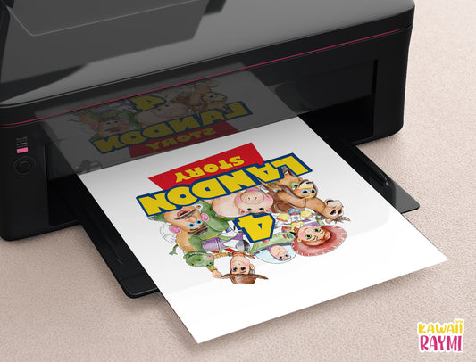 Toy story cake topper custom file