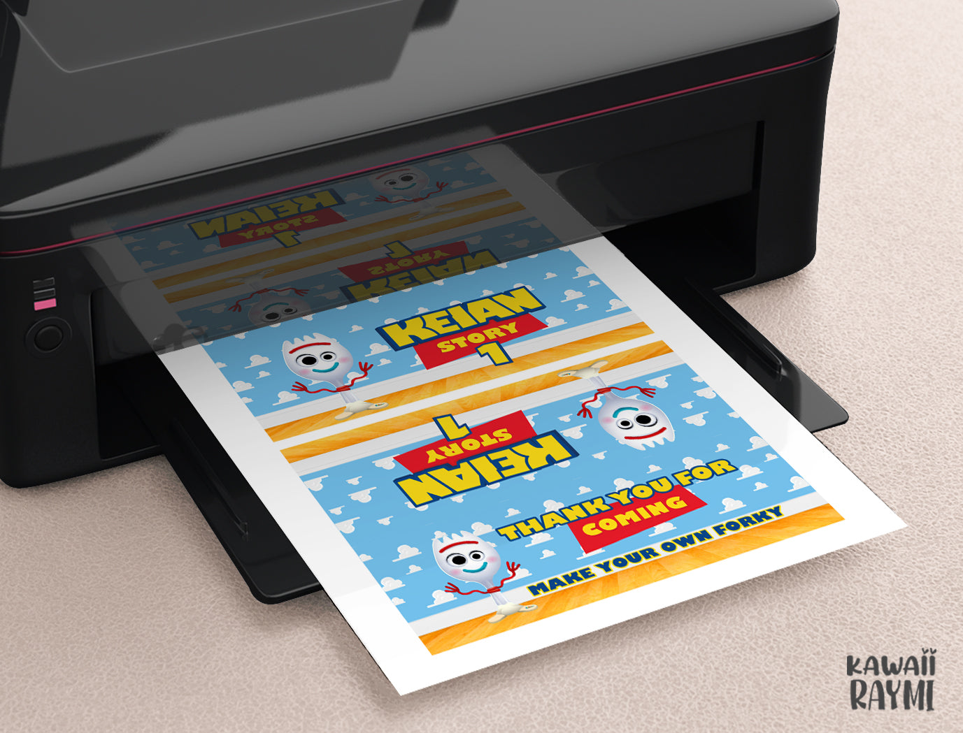 Toy Story make your own forky, Bag Toppers Forky custom DIGITAL FILE