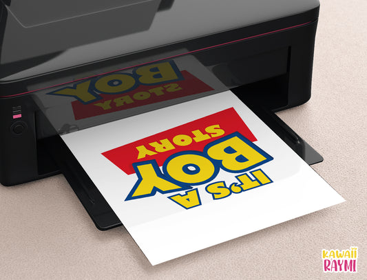 Its a boy story, baby shower toy story cake topper