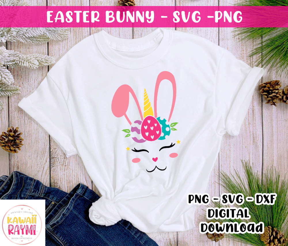 EASTER BUNNY UNICORN SVG - PNG-CUT FILE CRICUT