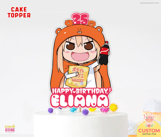 Himouto Umaru-chan custom cake topper