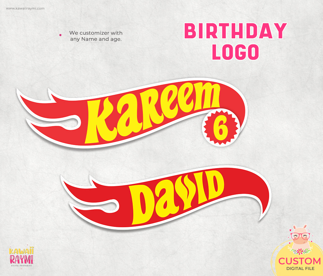 Logotipo personalizado de Hot Wheels - Hot Wheels imprimibles