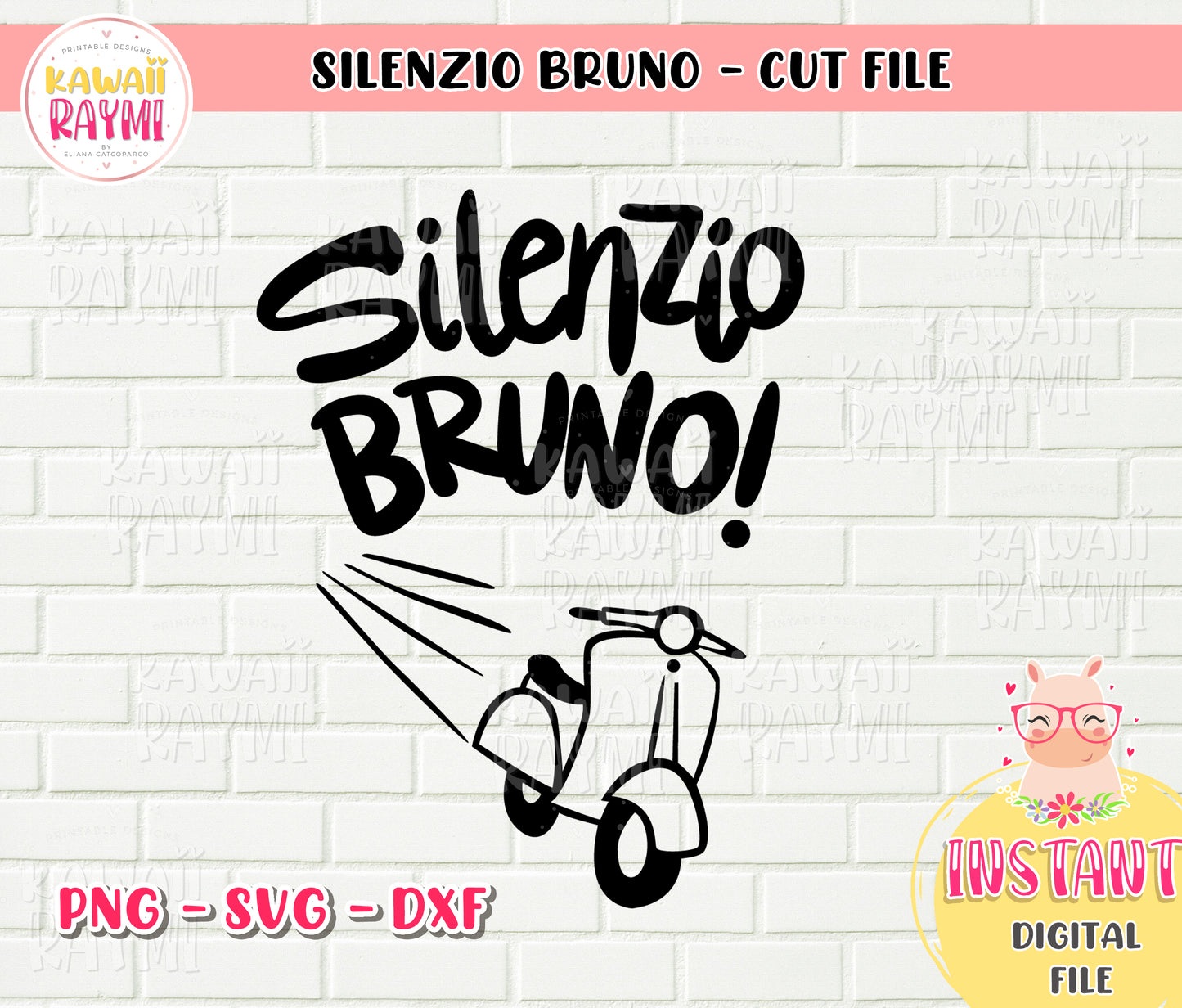 Luca, Silenzio Bruno, Disney Pixar, Positive Affirmation, Bravery, Vespa, Cricut SVG, Instant Digital, Download, TShirt, Cut File, Iron on, Transfer