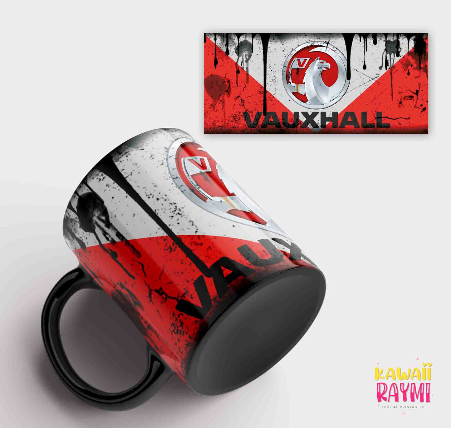 Vauxhall mug template, oil motors