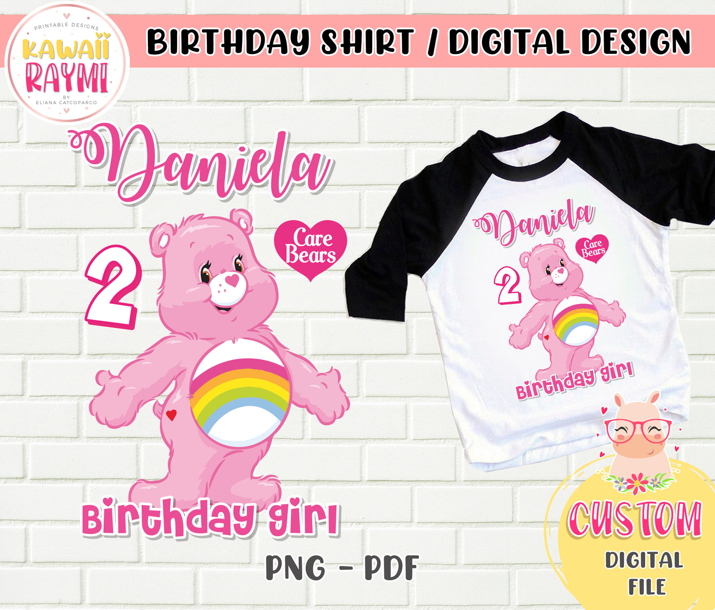 Care Bears custom shirt digital