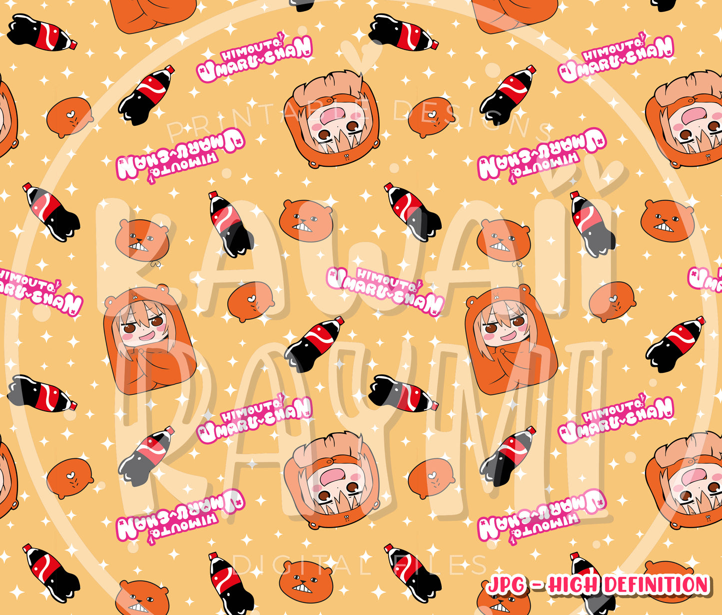 Himouto Umaruchan Seamless Pattern-Digital File