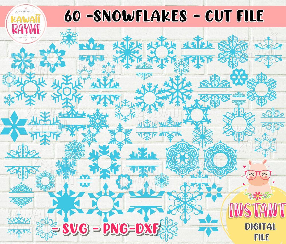 snowflakes svg-png- cut file- cricut dxf- christmas svg, snowflake