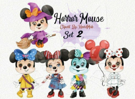Horror Mouse clipart