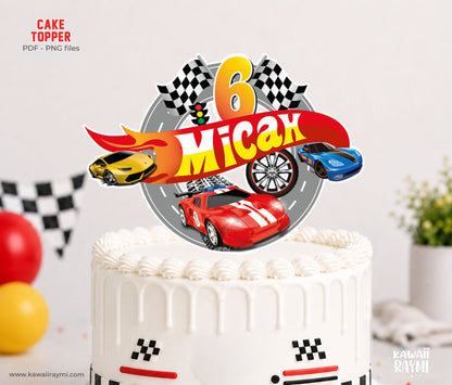 Hot Wheels custom cake topper DIGITAL
