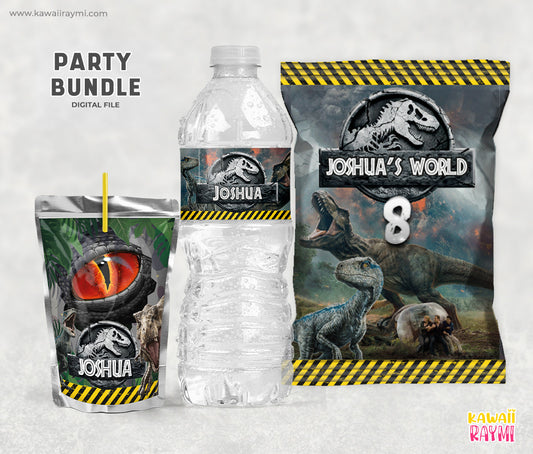Paquete de fiesta personalizado de Jurassic World