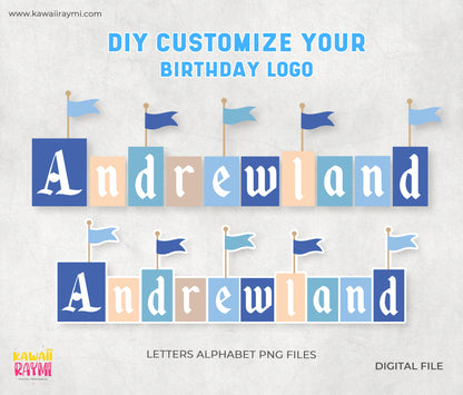 DIY Customize Disneyland Party Sign- Birthday logo theme park- Letters png