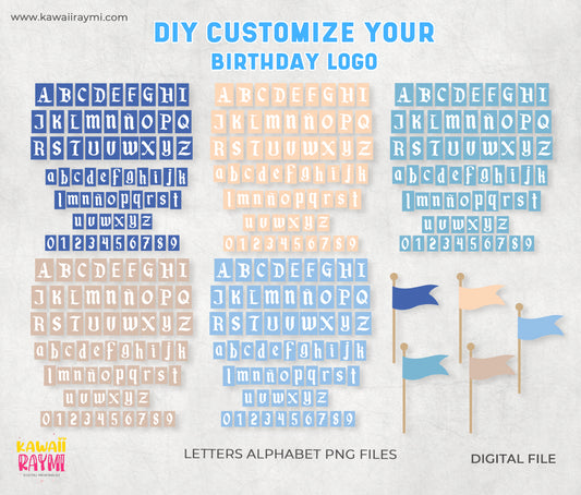 DIY Customize Disneyland Party Sign- Birthday logo theme park- Letters png