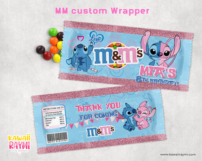 Stitch and Angel party favors custom bundle digital file