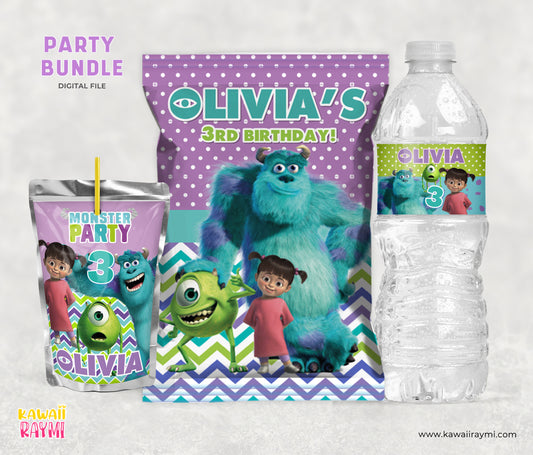 Recuerdos de fiesta de Monsters Inc.