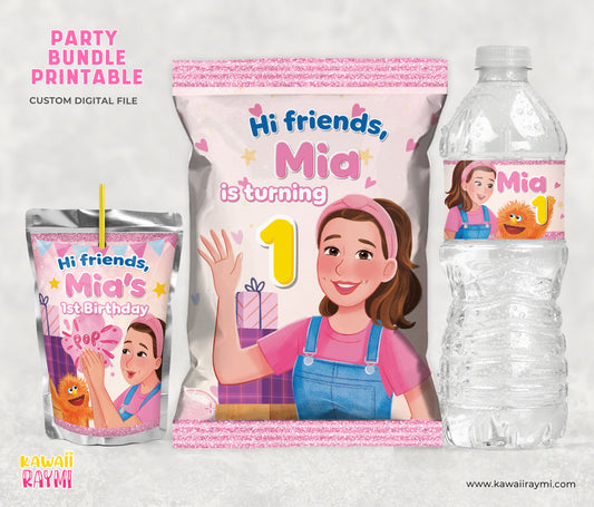 Ms Rachel party favors printable - digital files