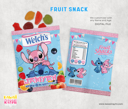 Stitch and Angel party favors custom bundle digital file