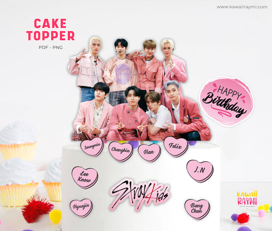 Stray Kids cake topper Instant download