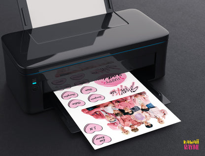 Adorno para tarta de Stray Kids Descarga instantánea