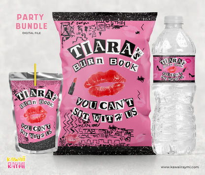 Burn Book, Mean Girls Party Bundle printable