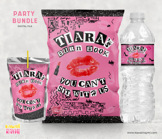 Paquete imprimible de Burn Book, Mean Girls Party