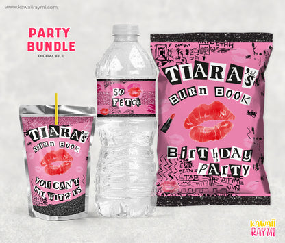 Burn Book, Mean Girls Party Bundle printable