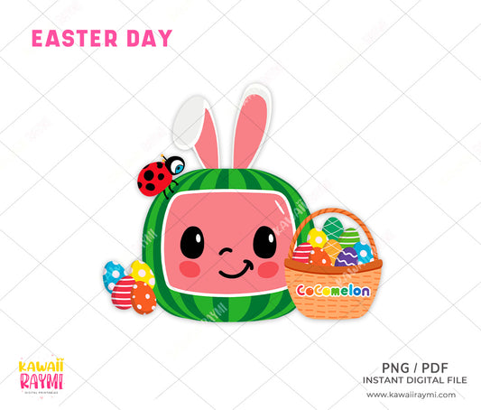 Cocomelon easter day PNG, clipart iron on