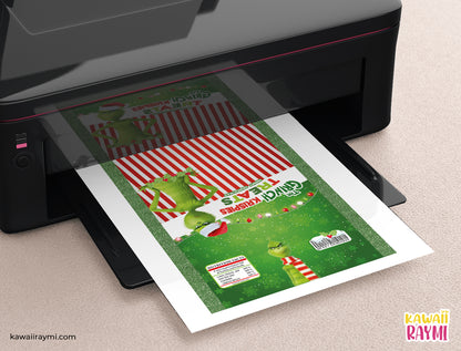 Christmas Treats, Grinchmas krispies- Grinch Party favors - INSTANT DOWNLOAD
