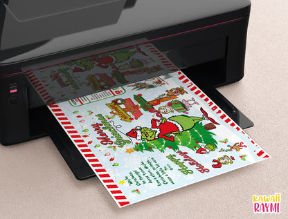 Grinchmas Party, Grinchmas Chip Bags, merry whatever chips bags Grinch chipsbag, Instant Download