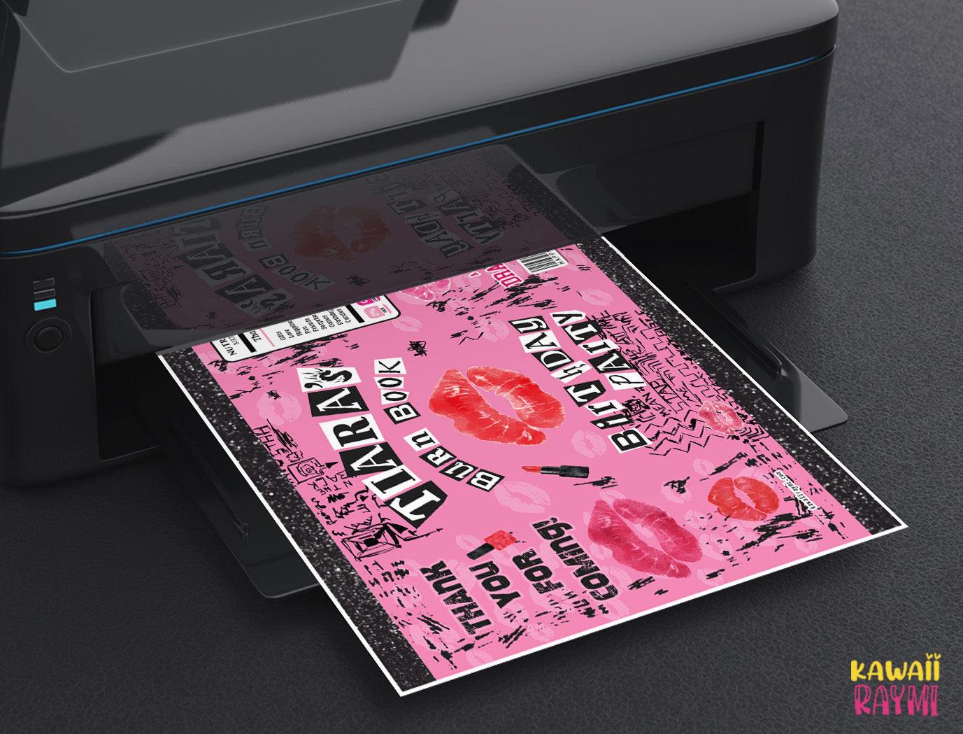 Burn Book, Mean Girls Party Bundle printable Kawaii Raymi