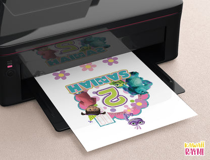 Adorno para tarta de Monsters INC, archivo digital personalizado