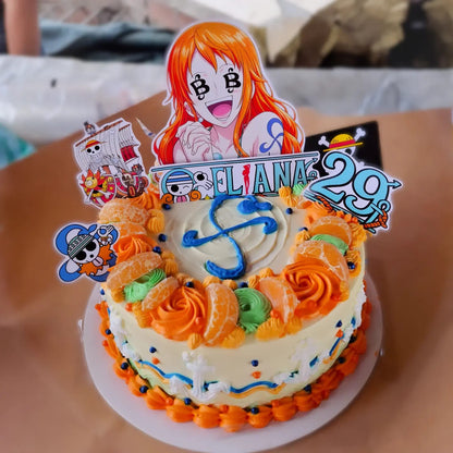 Nami -one-piece-cake topper digital file