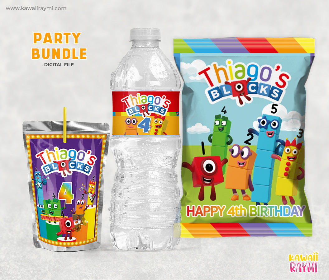 Numberblocks party bundle printable โ Kawaii Raymi