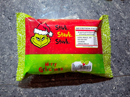 Grinchmas ramen soup bag label printable, christmas ramen digital file, Christmas gift, ramen soup printable, grinch ramen soup DIGITAL file