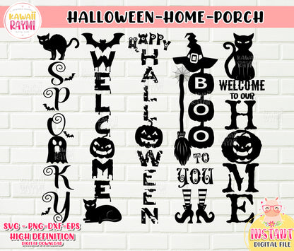 Paquete grande de SVG de Halloween, archivos de corte halloween, fantasma, bruja, zombies, svg, png, dxf, cricut, día de halloween svg