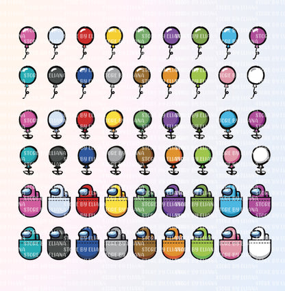 Entre nosotros paquete svg, cricut, imágenes prediseñadas entre nosotros png, entre nosotros navidad