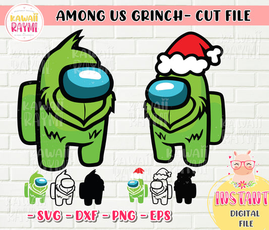 Among us Grinch - SVG-PNG