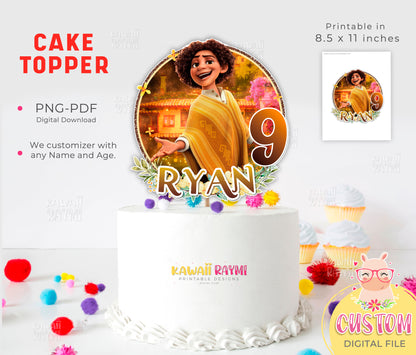 Encanto Cake Topper printable, Camilo Encanto Centerpiece, Encanto BIRTHDAY, Camilo diy cake