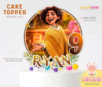 Encanto Cake Topper printable, Camilo Encanto Centerpiece, Encanto BIRTHDAY, Camilo diy cake