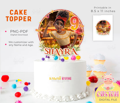 Dolores Encanto custom cake topper