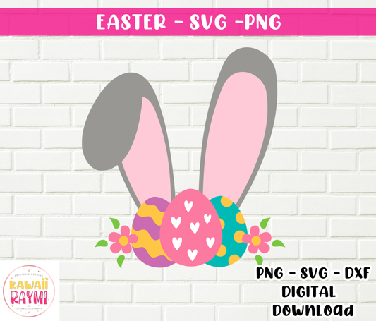 My First Easter SVG -My 1st Easter Bunny Ears CRICUT -CUT FILE